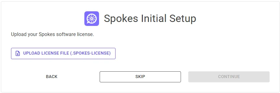 License Setup